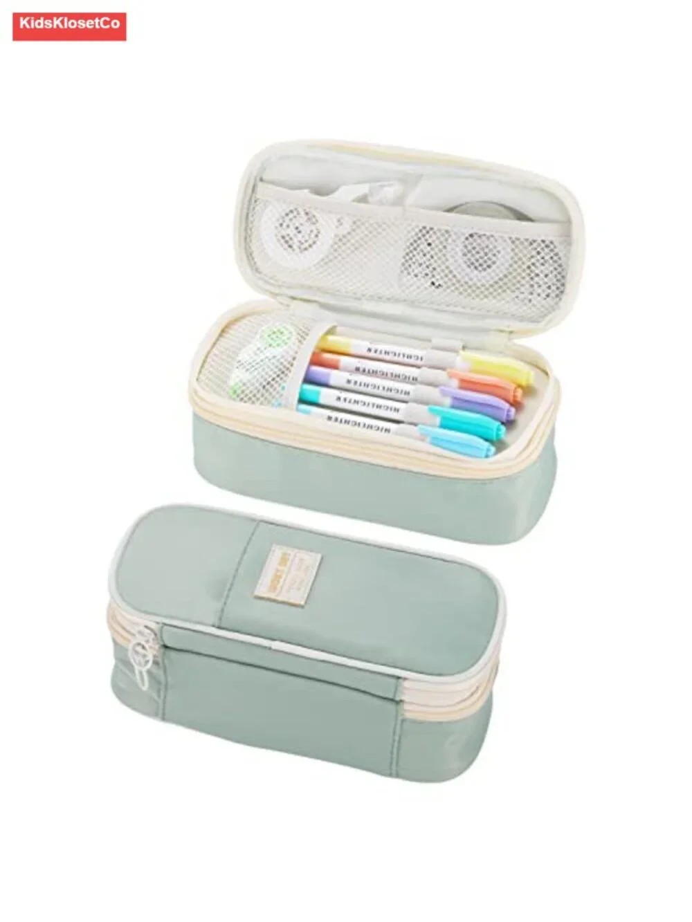 Large Capacity Pencil Case with Zipper Closure, Oxford Cloth, Durable, 7